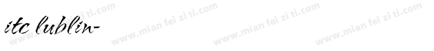 itc lublin字体转换